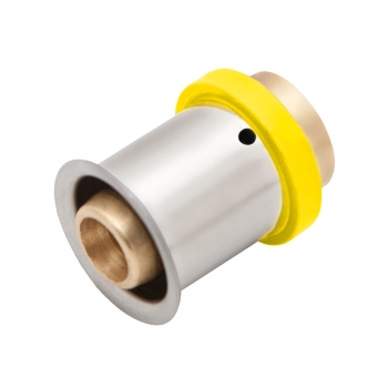 VH386035100000 VSH UltraPress Gas Eindkap 16mm (messing, 1x pers)