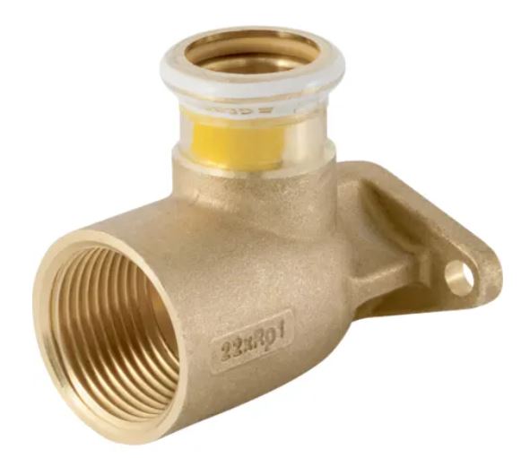 Mapress Cu gas muurplaat 90gr verdiept steekcircel 50mm